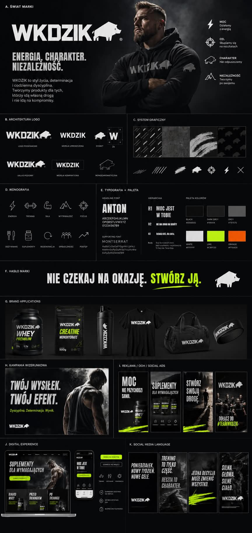 WKDZIK brand board example
